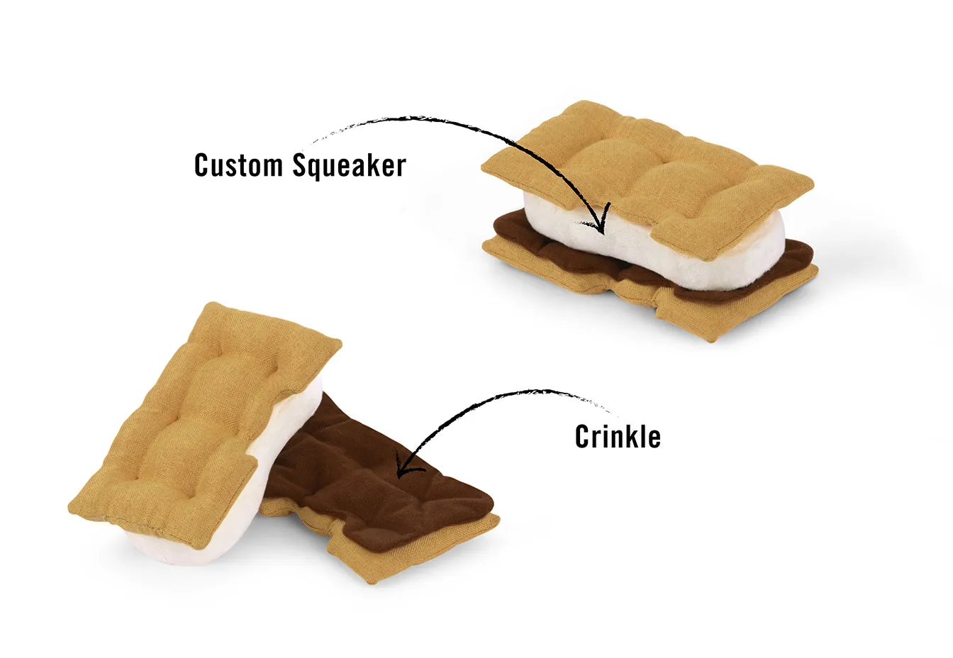 P.L.A.Y. Camp Corbin Gimme S'more hundleksak delbar