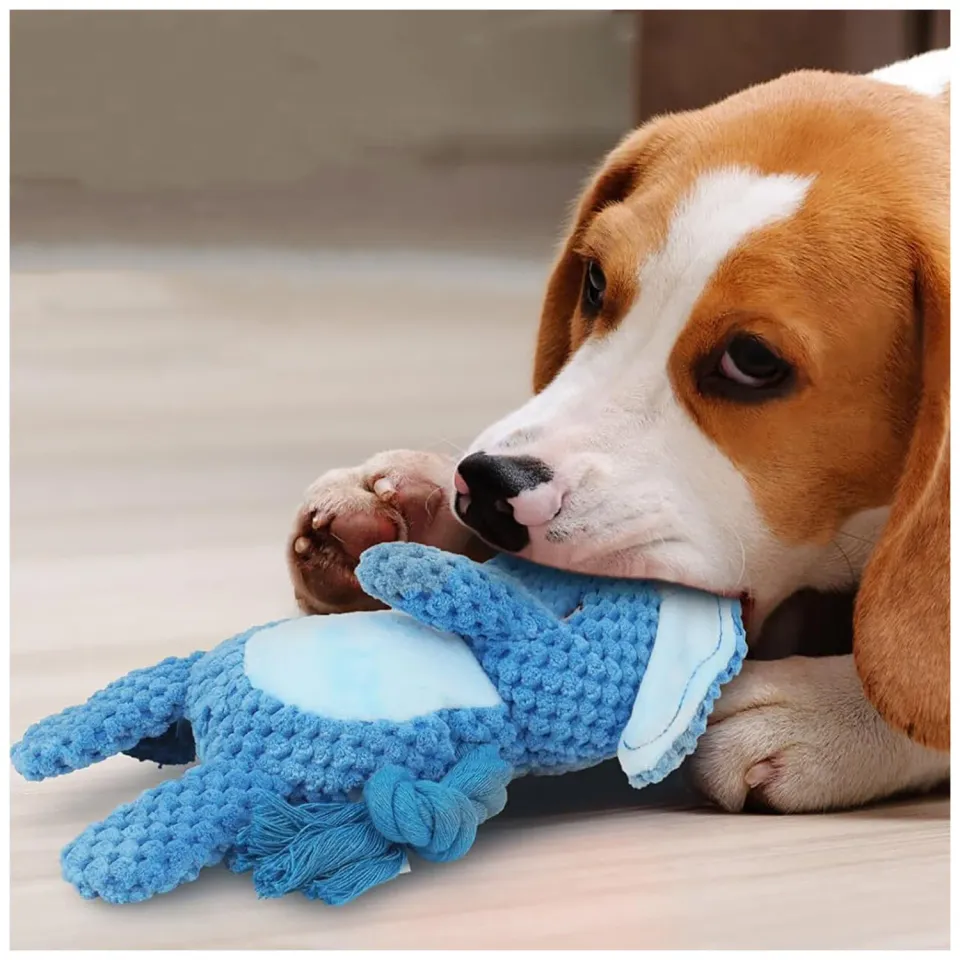 Pawtato Squeaky Crinkle kampleksak räv med pip