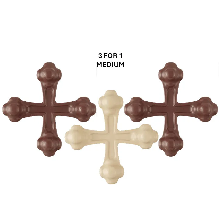 SodaPup Quad Bone tuggben nylon 3-pack Large hårt