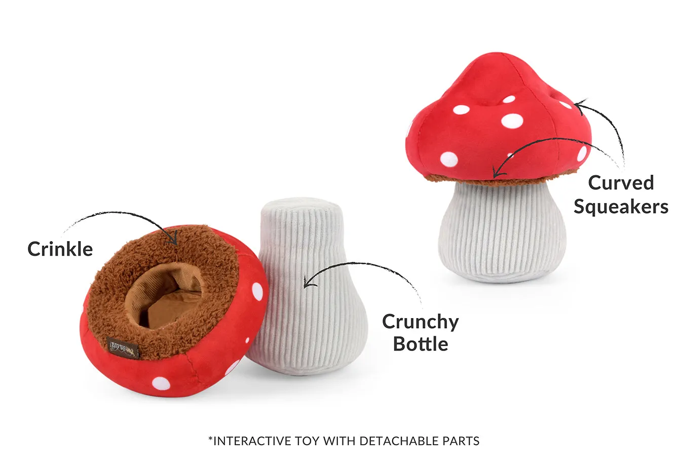 P.L.A.Y. Blooming Buddies hundleksak 5-pack med pip