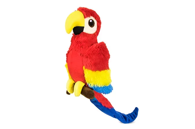 P.L.A.Y. Fetching Flock Paula Parrot hundleksak med pip