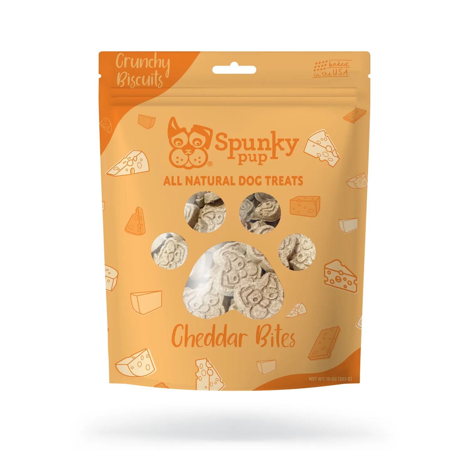 Spunky Pup All Natural Baked Biscuits hundkex Prime Rib 10 oz naturliga