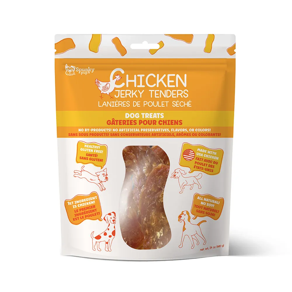 Spunky Pup Chicken Jerky Tenders hundgodis kyckling 12 oz