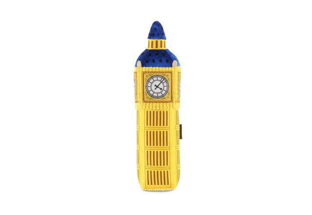 P.L.A.Y. Totally Touristy Big Ben hundleksak gul med skratt