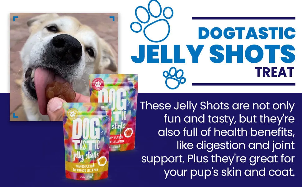 SodaPup Dogtastic Jelly Shots silikonform jul hundgodis