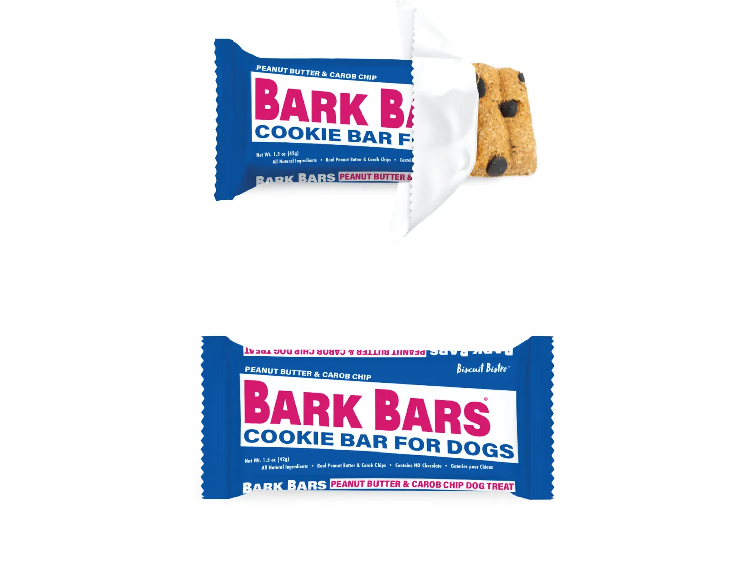 Spunky Pup Bark Bar hundgodis peanut butter singelbar