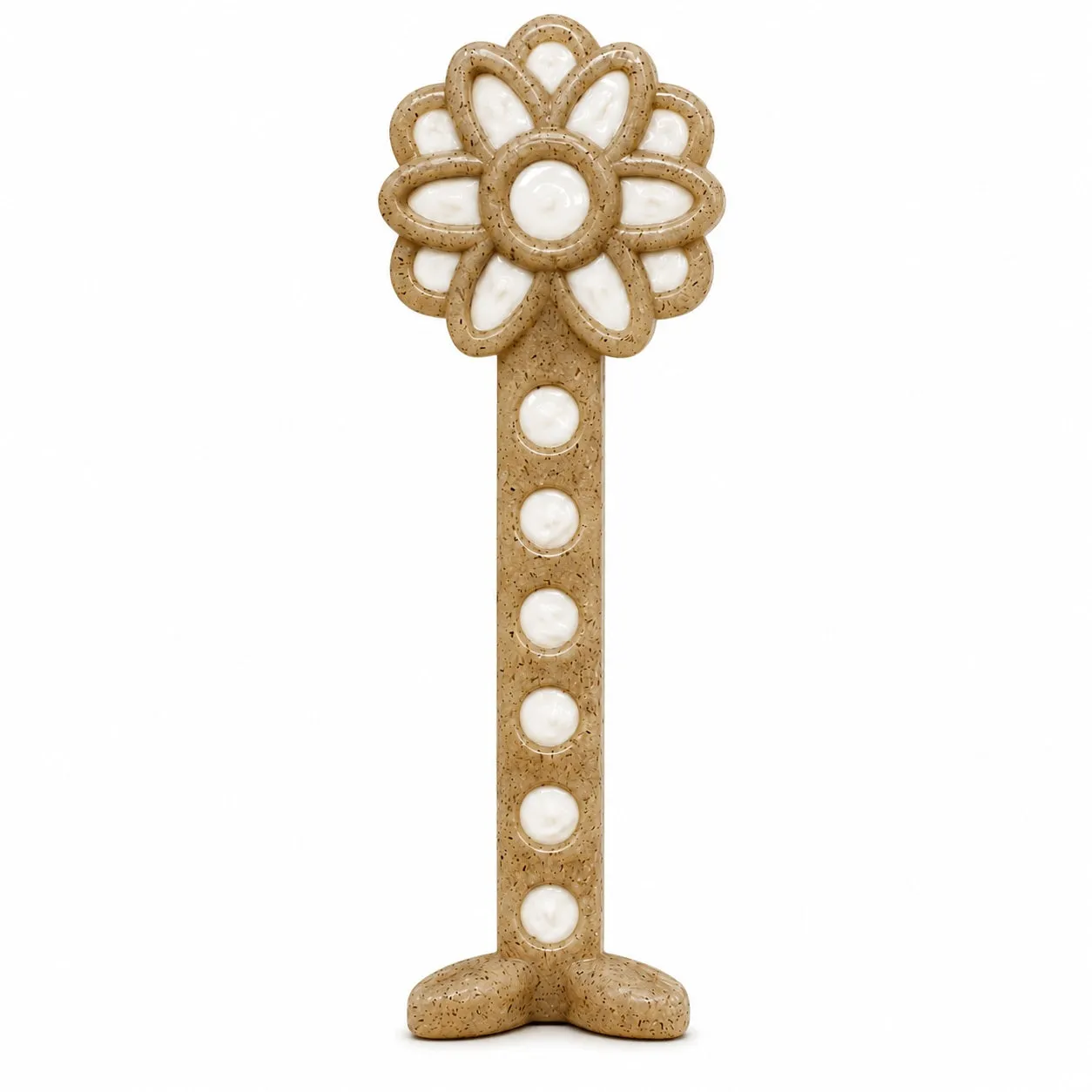 SodaPup Flower Tower tuggleksak liten brun 2-i-1