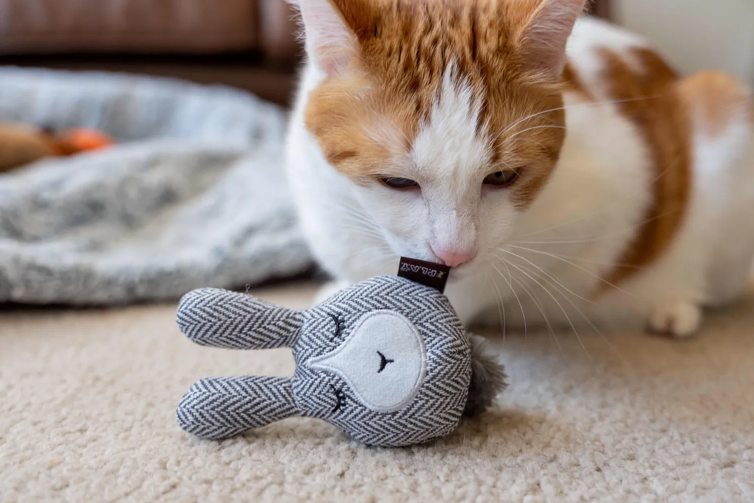P.L.A.Y. Feline Frenzy Foxsy & Hopsy kattleksak 2-pack med kattmynta