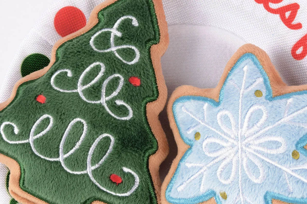 P.L.A.Y. Merry Woofmas Christmas Eve Cookies hundleksak med pip