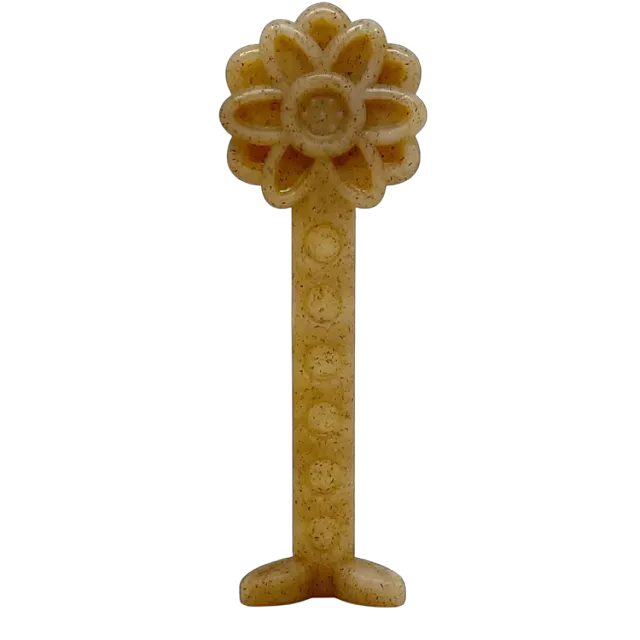 SodaPup Flower Tower tuggleksak liten brun 2-i-1