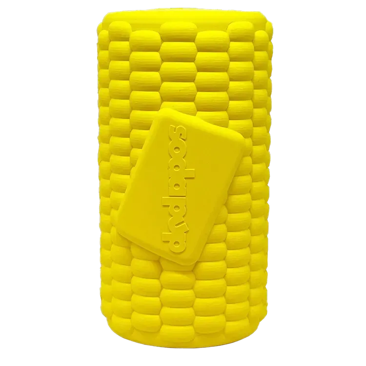 SodaPup Corn on the Cob gummi hundleksak godisgömma majs
