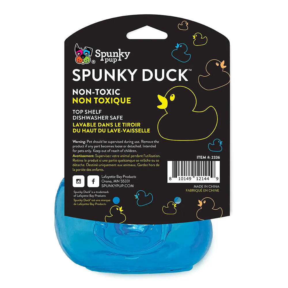 Spunky Pup Spunky Duck hundleksak medium orange flytande