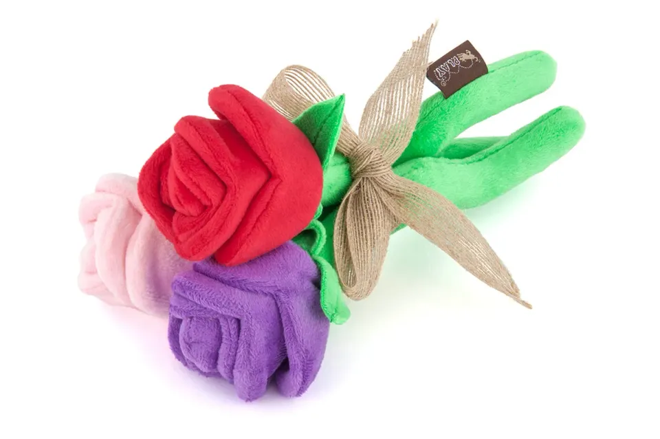 P.L.A.Y. Puppy Love Rover's Roses hundleksak 3-pack pip