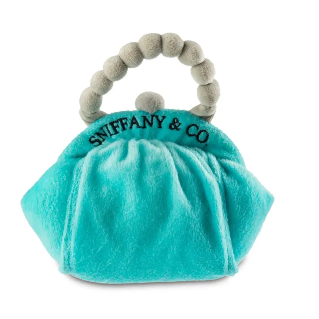 Dog Diggin Designs Sniffany Blue Purse hundleksak plysch