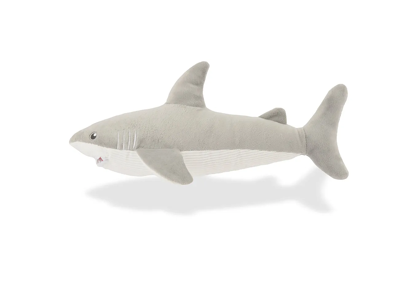 P.L.A.Y. Ocean Buddies Great White Gabe hundleksak haj med pip