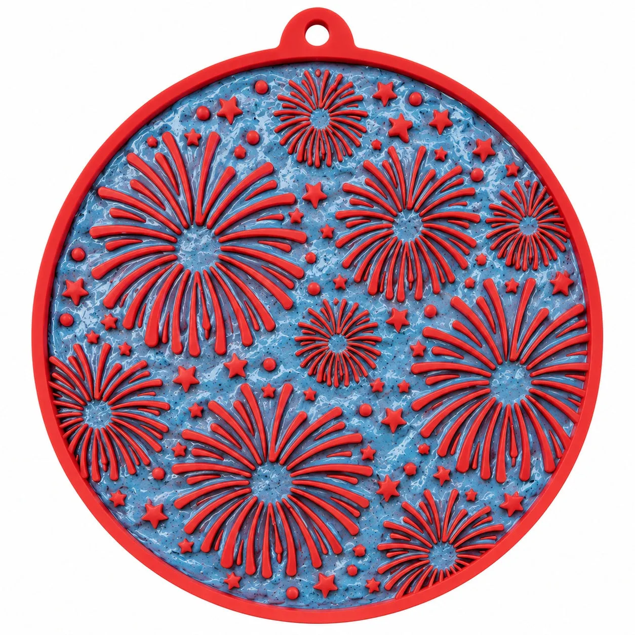 USA-K9 Fireworks slickmatta med sugkopp röd