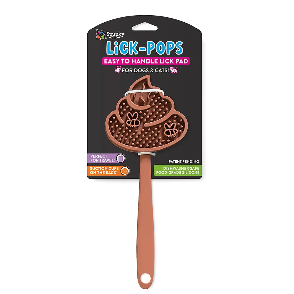 Spunky Pup Lick Pops slickmatta silikon med sugkopp