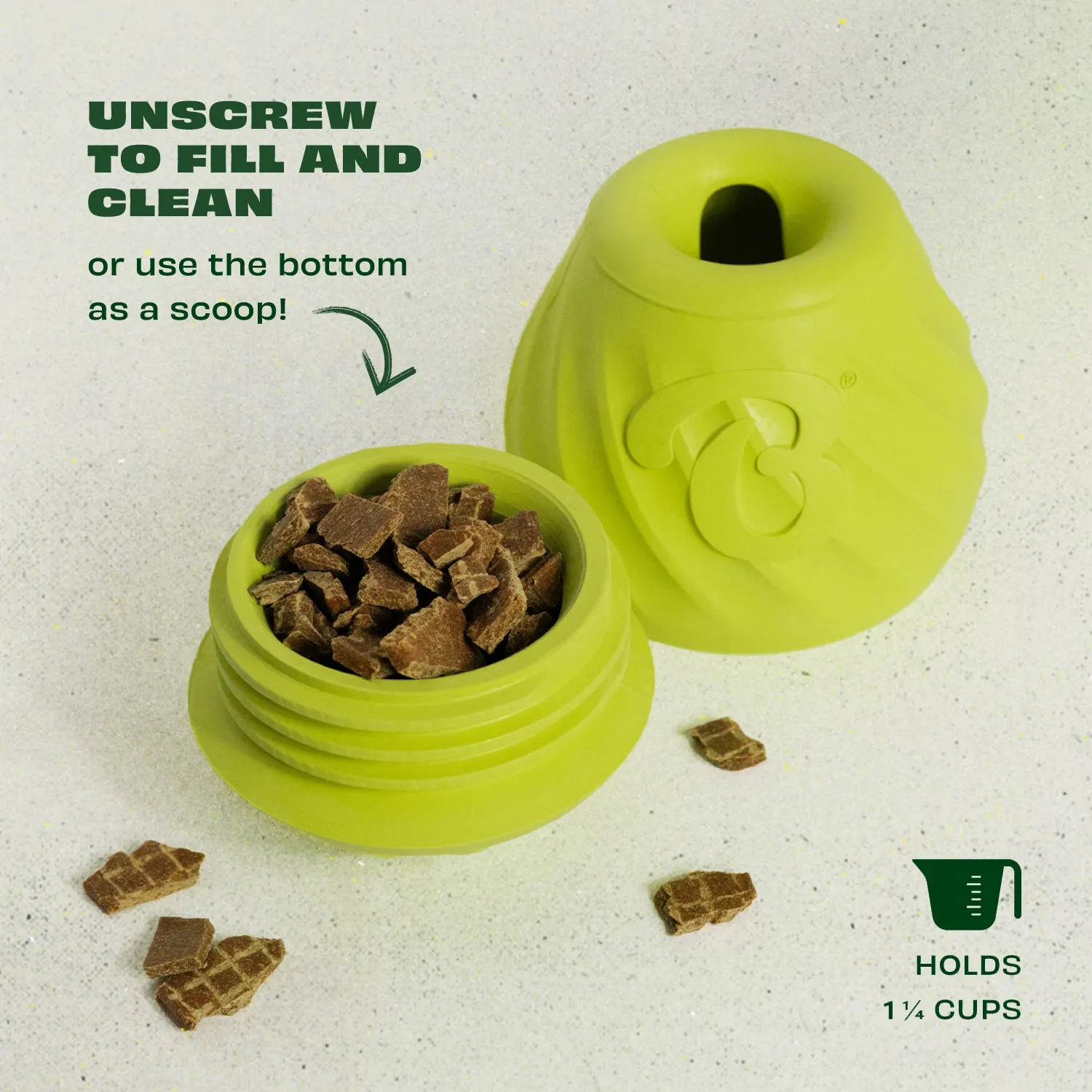 Benebone Chew & Challenge Duo tuggleksak medium 2-pack bacon