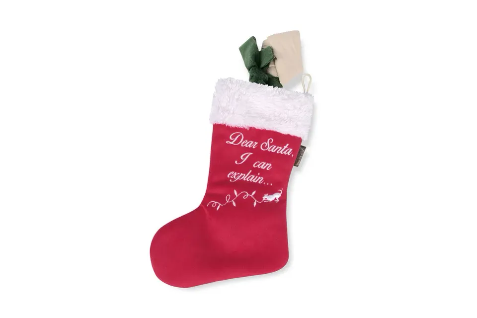 P.L.A.Y. Merry Woofmas Good Dog Stocking hundleksak strumpa prassel