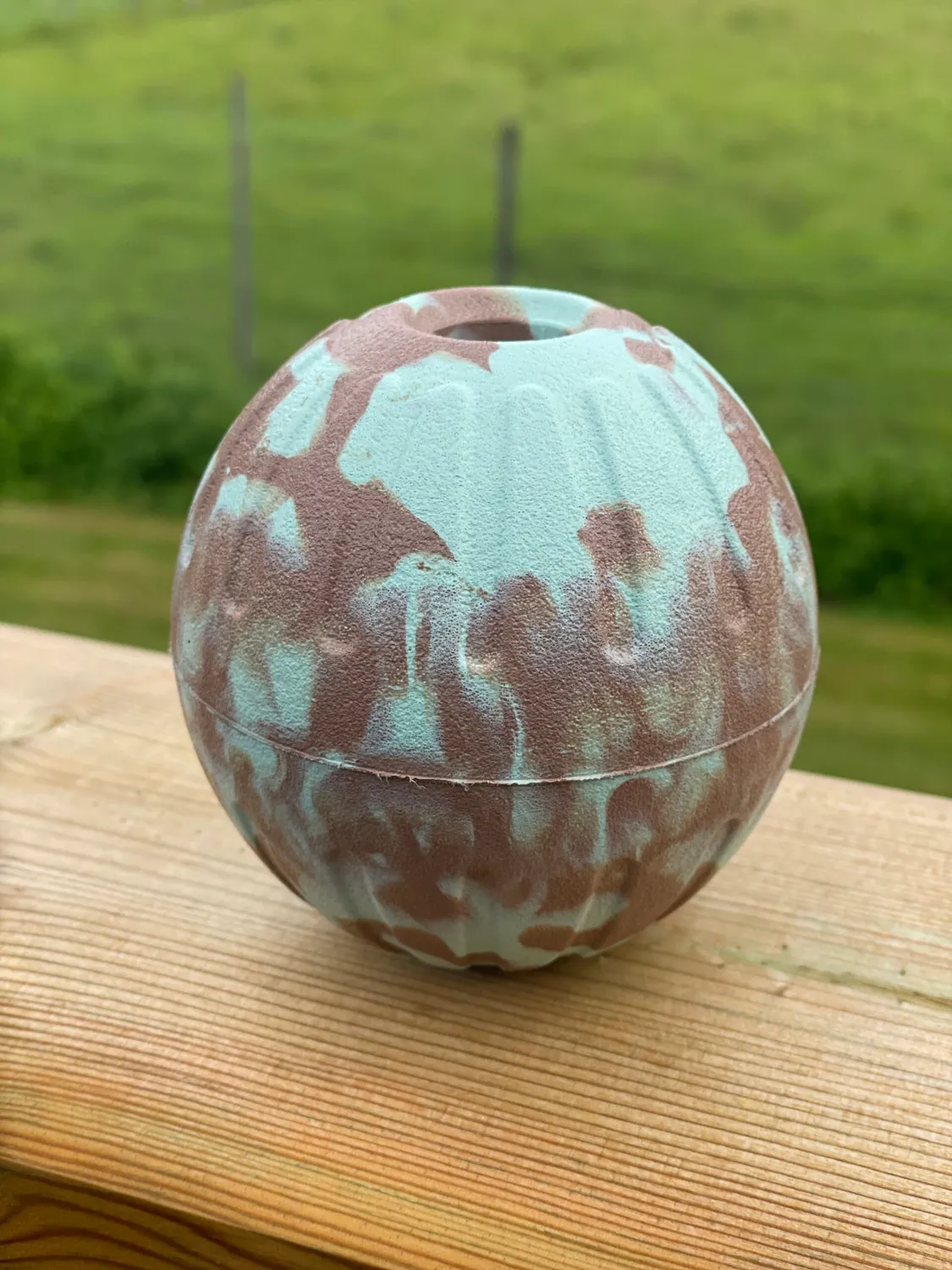 NewDog Foamboll 9cm boll med rep flytande