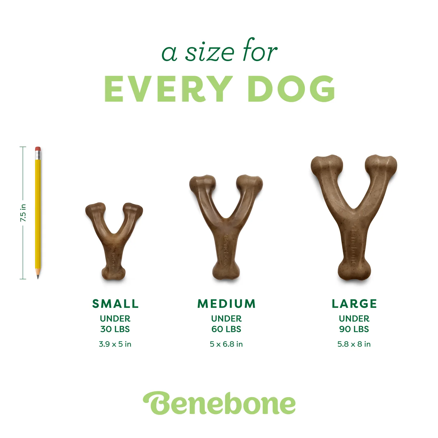 Benebone Classic Chew Collection tuggben 4-pack nylon