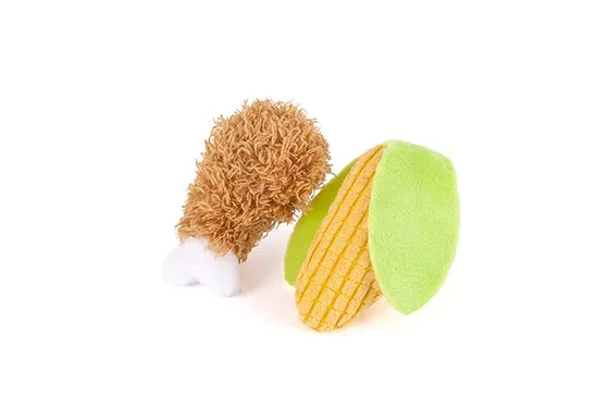 P.L.A.Y. Feline Frenzy Purrfect Picnic kattleksak 2-pack prassel