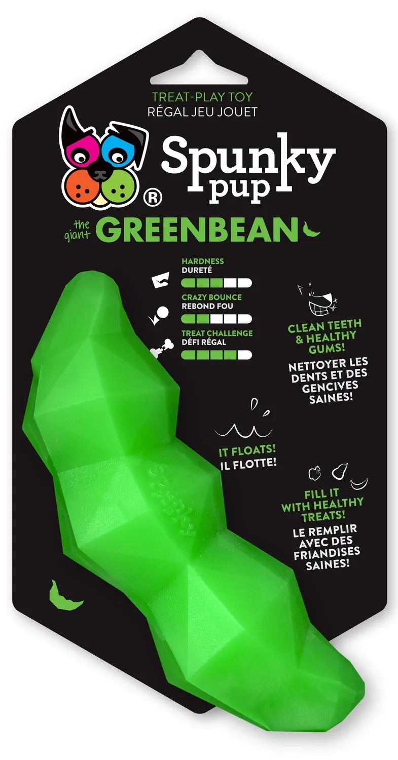 Spunky Pup Fruits Veggies godisleksak hund Banan gummi