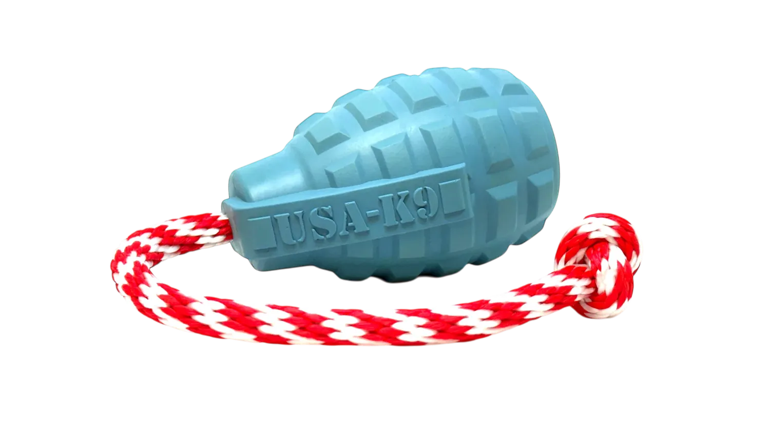 SodaPup USA-K9 Granat hundleksak large stålblå krafttugg