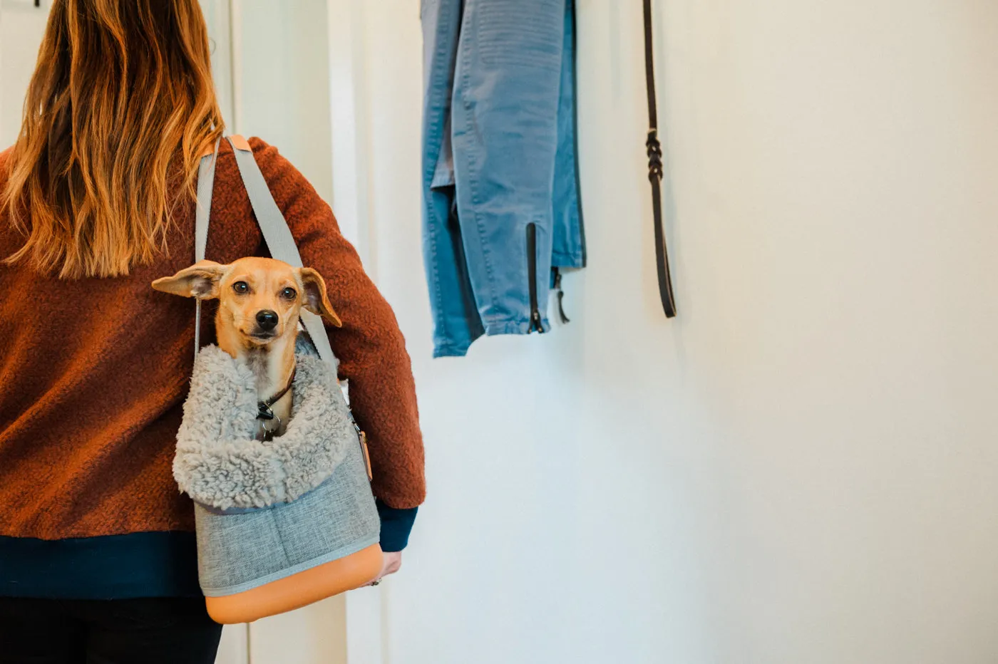 P.L.A.Y. Deluxe Dog Carrier hundväska grå upp till 7kg