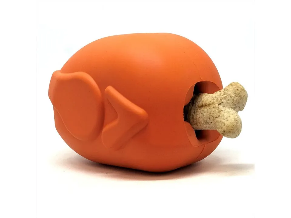 SodaPup Roasted Turkey tuggleksak stor orange gummi