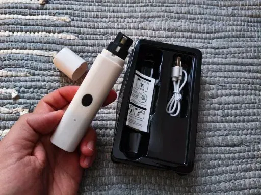 Pawtato Quiet Nail Grinder kloslip små hundar USB