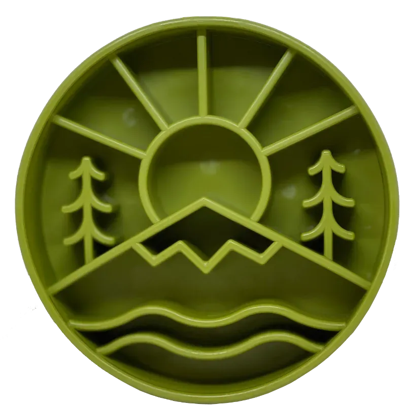 SodaPup Great Outdoors eBowl slow feeder orange 4 cups