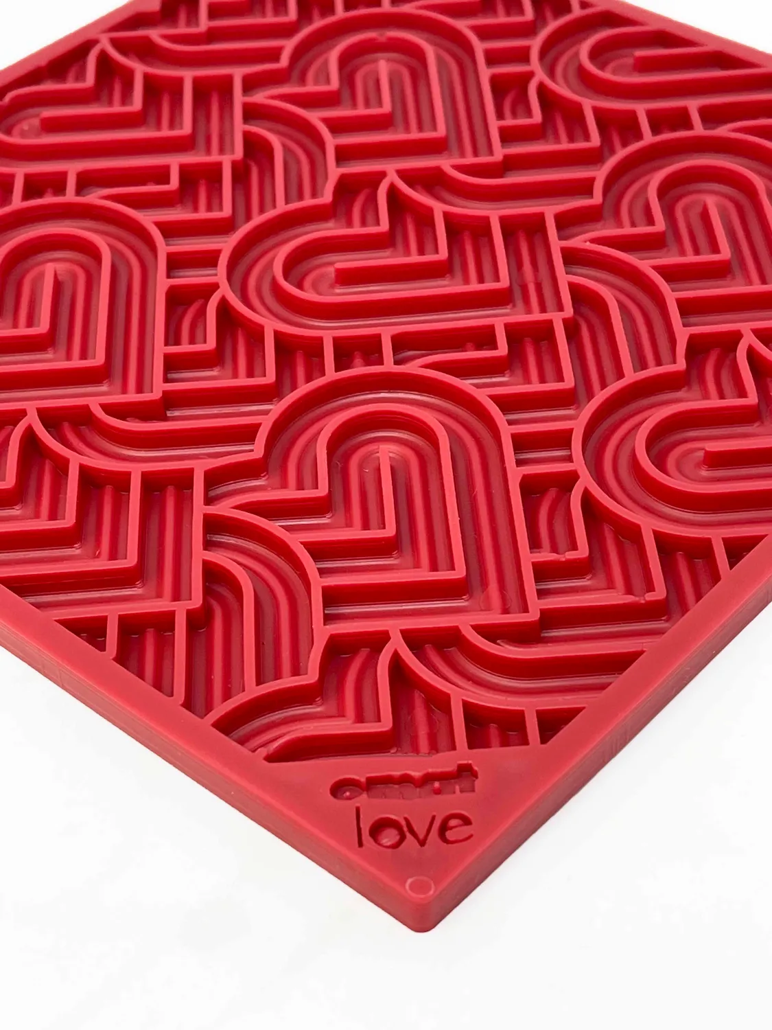 SodaPup Love eMat slickmatta hjärta lugnande slick TPE