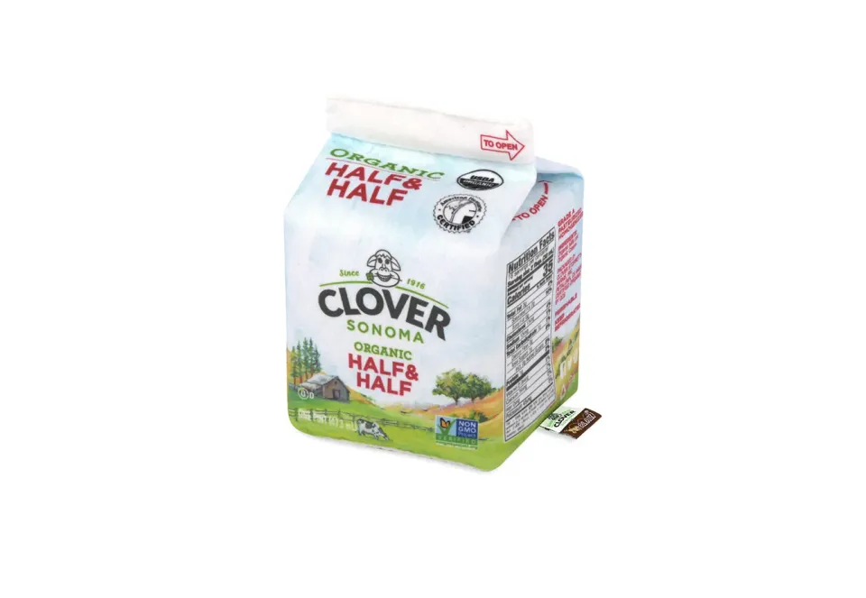 P.L.A.Y. Clover Sonoma Canine Carton hundleksak med pip