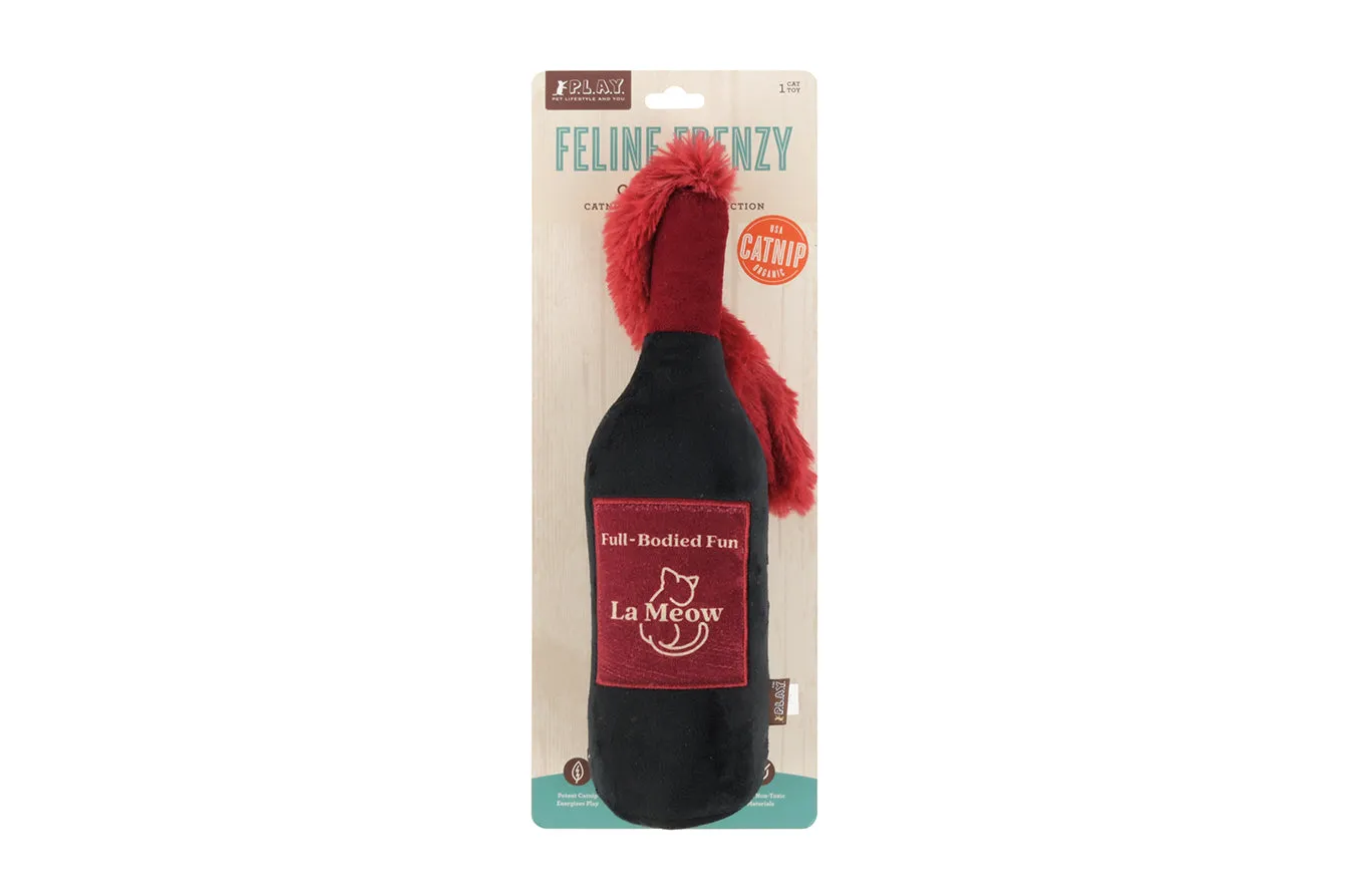 P.L.A.Y. Feline Frenzy Catbernet Sauv kattleksak kicker kattmynta
