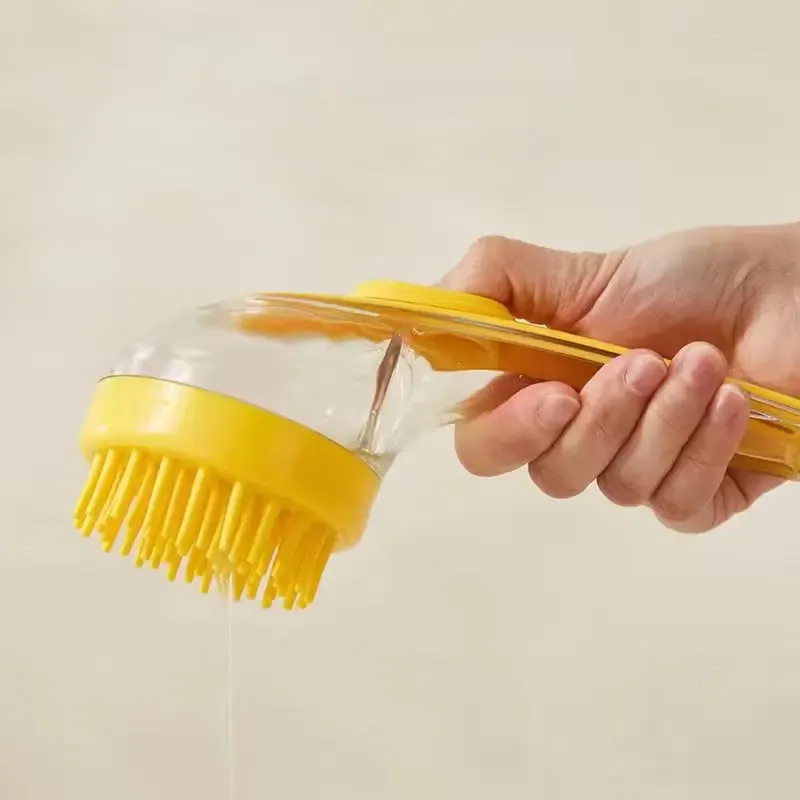 Pawtato Shampoo Dispensing badborste hund grön mjuk