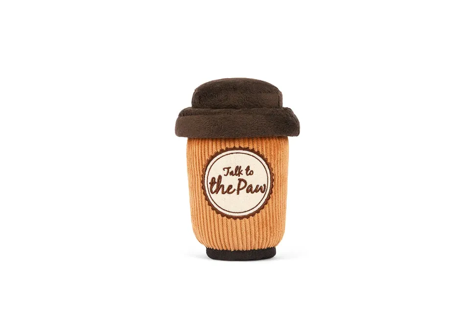 P.L.A.Y. Pup Cup Café Doggo's Java hundleksak med pip
