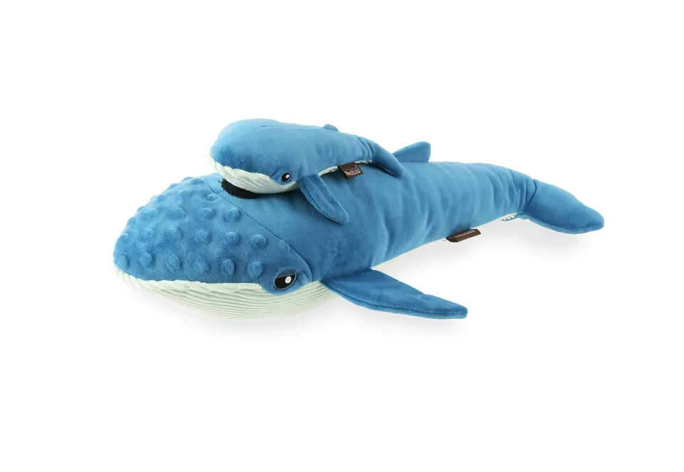 P.L.A.Y. Ocean Buddies Big Blue Baby Blue hundleksak mjuk med pip