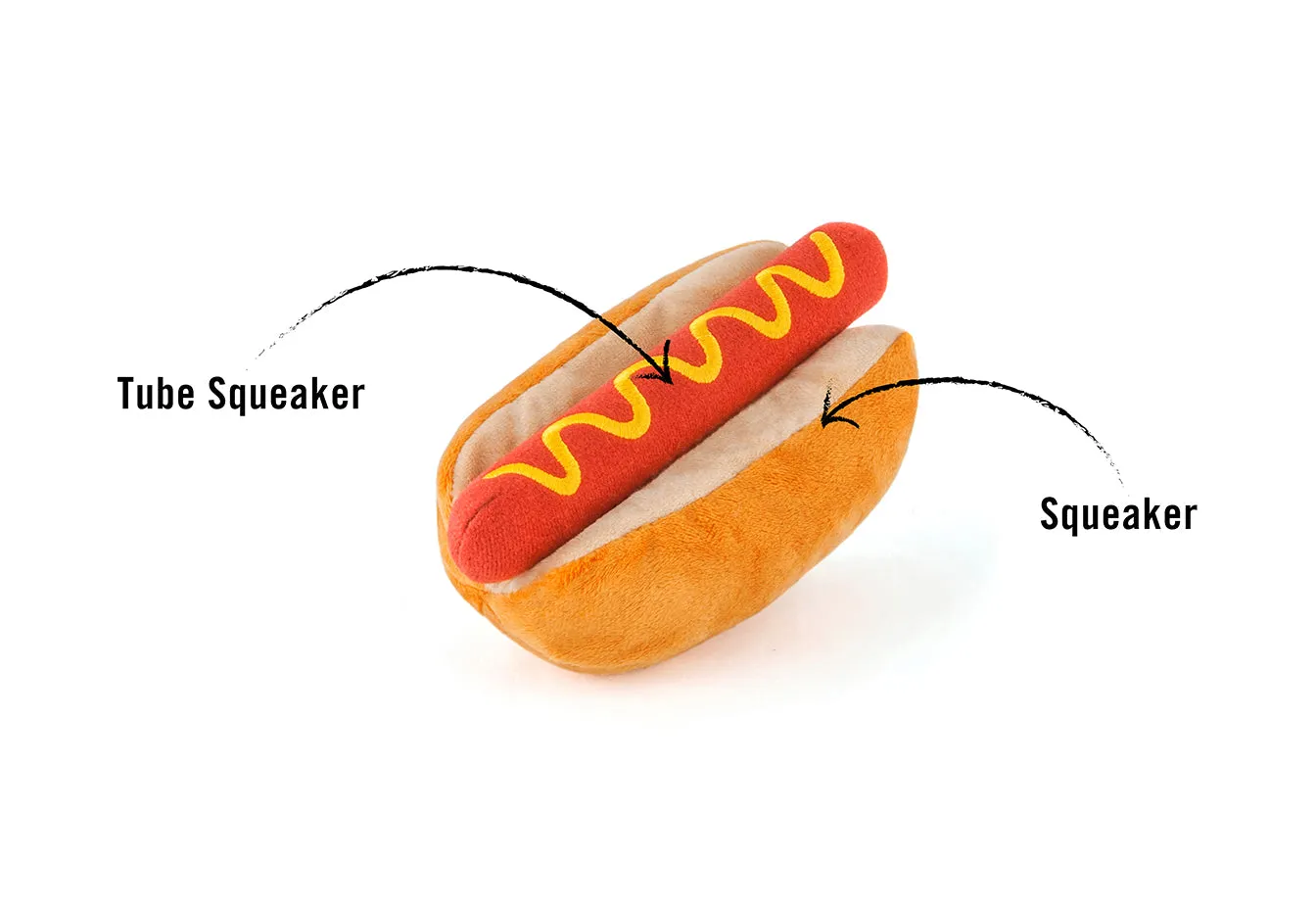 P.L.A.Y. American Classic Hot Diggy Dog hundleksak M pip