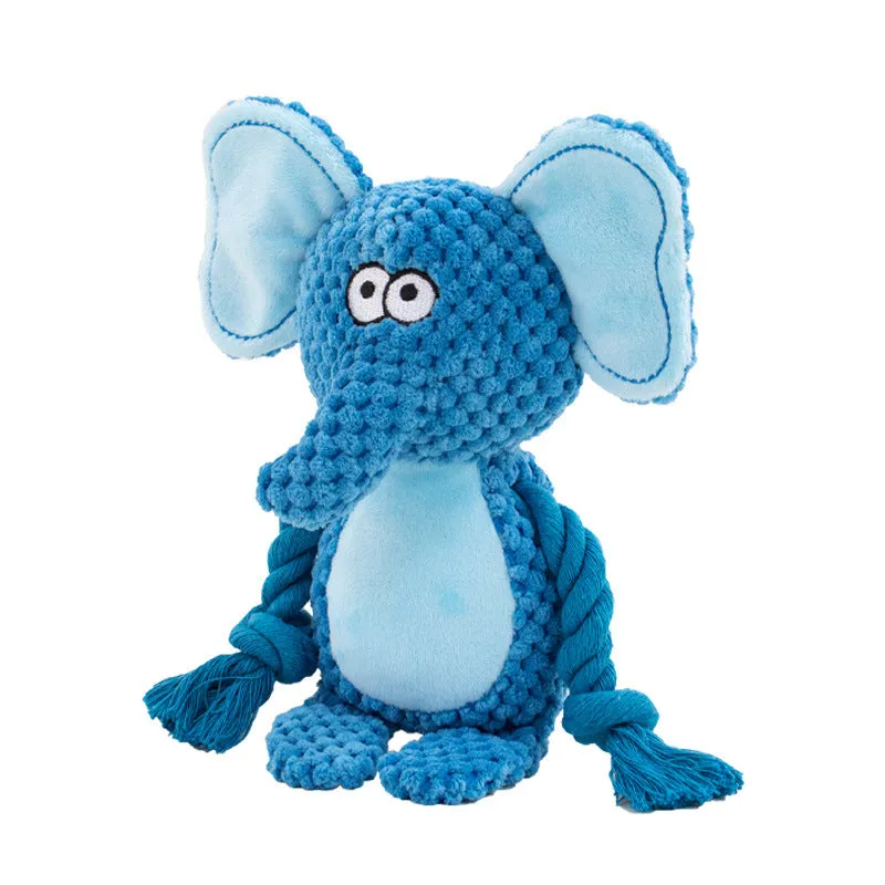 Pawtato Squeaky Crinkle kampleksak räv med pip