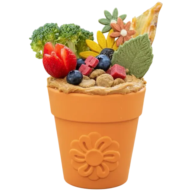 SodaPup Flower Pot Large eCup hundleksak grön flytande