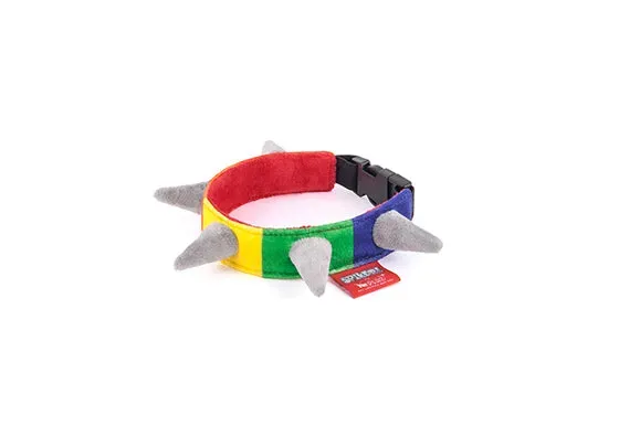 P.L.A.Y. Spiked! Plush Collars mjukt hundhalsband S taggar
