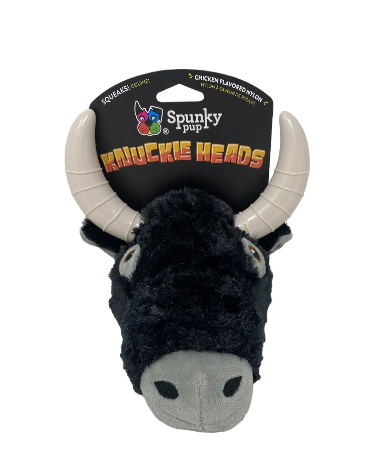 Spunky Pup Knuckleheads hundleksak warthog 2-i-1 pip