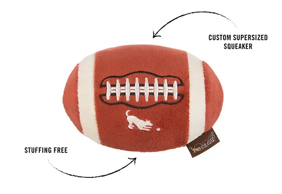 P.L.A.Y. Back to School Fido's Football hundleksak pip