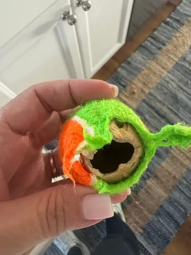 Spunky Pup Squeaky Tennis Balls pipboll M