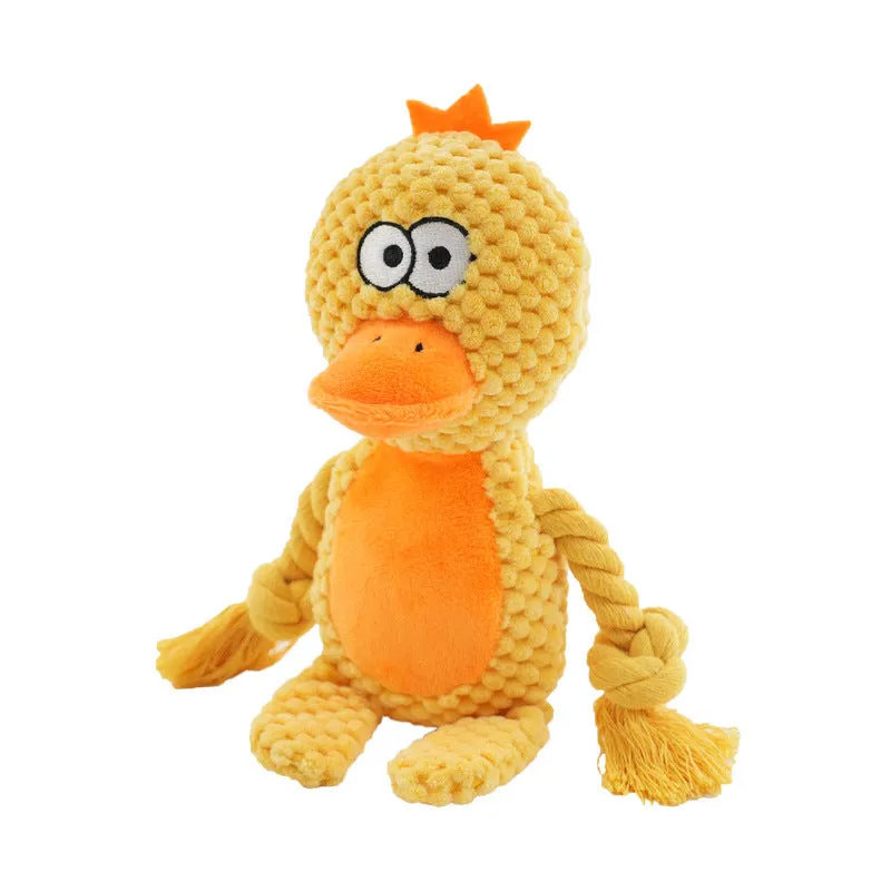 Pawtato Squeaky Crinkle kampleksak räv med pip