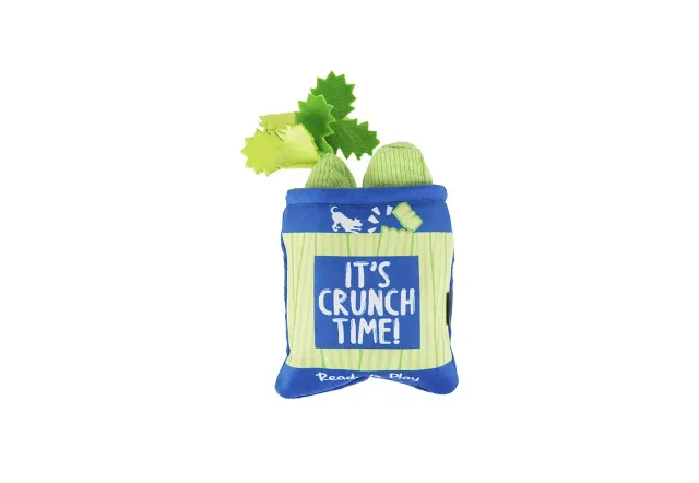 P.L.A.Y. Picked Fresh Crunch Bunch hundleksak 3-i-1 med pip
