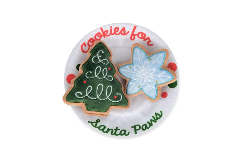 P.L.A.Y. Merry Woofmas Christmas Eve Cookies hundleksak med pip