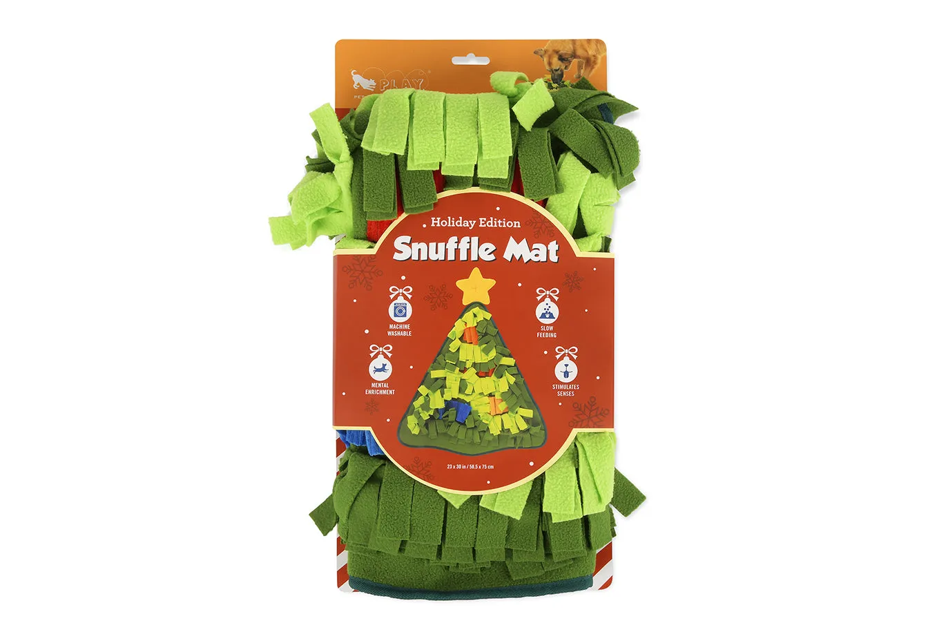 P.L.A.Y. Holiday Snuffle Mat aktiveringsmatta julgran