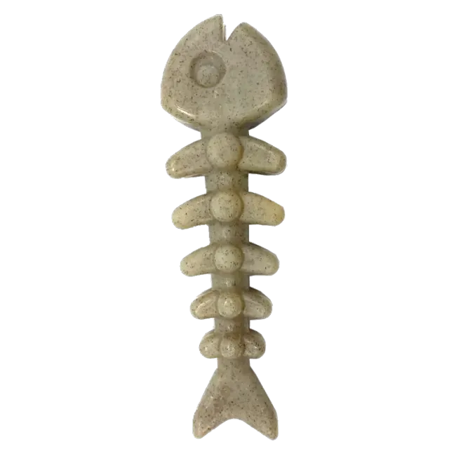 SodaPup Fish Bone bitleksak nylon lila hårdtugg